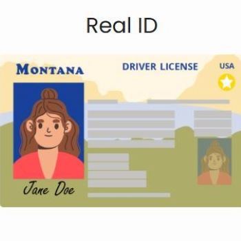 example of a Montana Real ID
